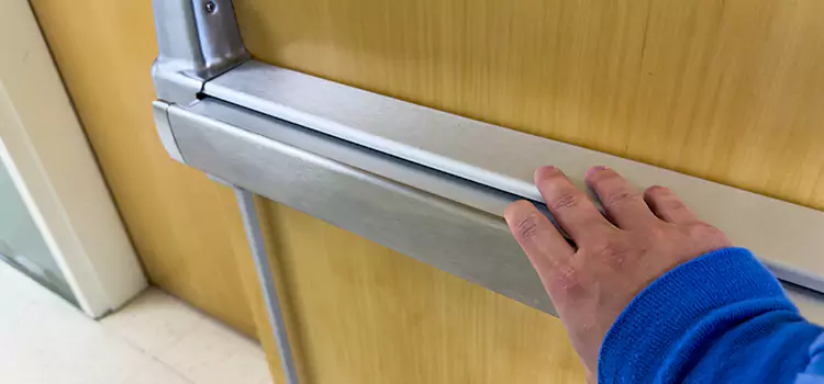 Installing a Push Bar on a Door Howard